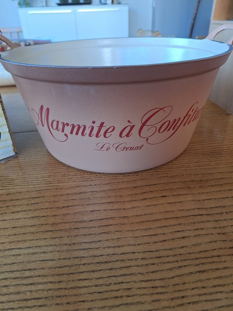 Marmite à confiture Le Creuset, Maison & Meubles, Enlèvement ou Envoi, Le Creuset, Comme neuf, Fonte