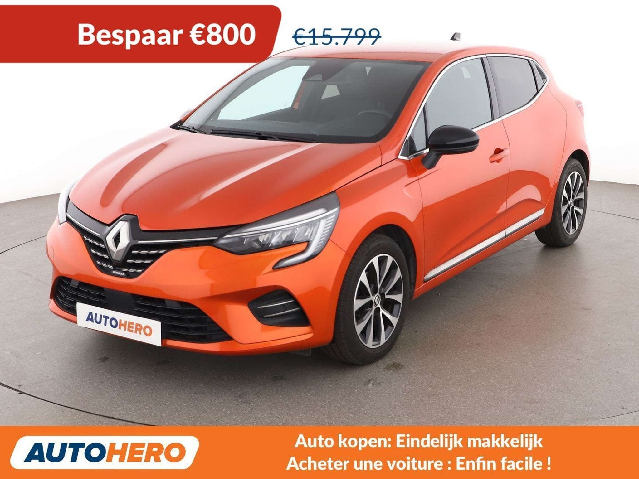 Renault Clio 1.0 TCe Techno (bj 2023, automaat), Auto's, Geheel digitaal combi-instrument, Gebruikt, Euro 6, 67 kW