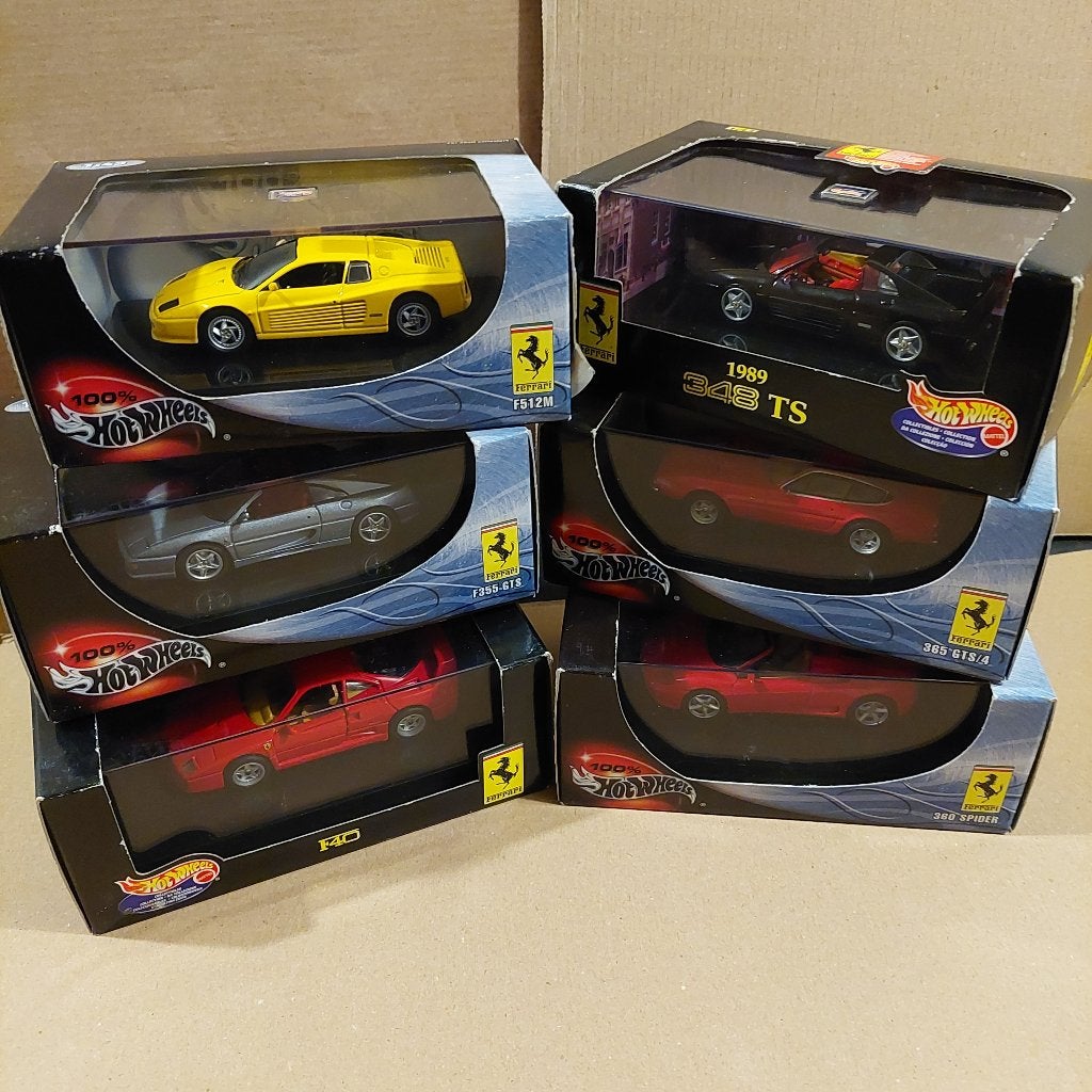 Lot 1/43 HOT WHEELS FERRARI, Enlèvement ou Envoi, Utilisé, Voiture, Autres marques