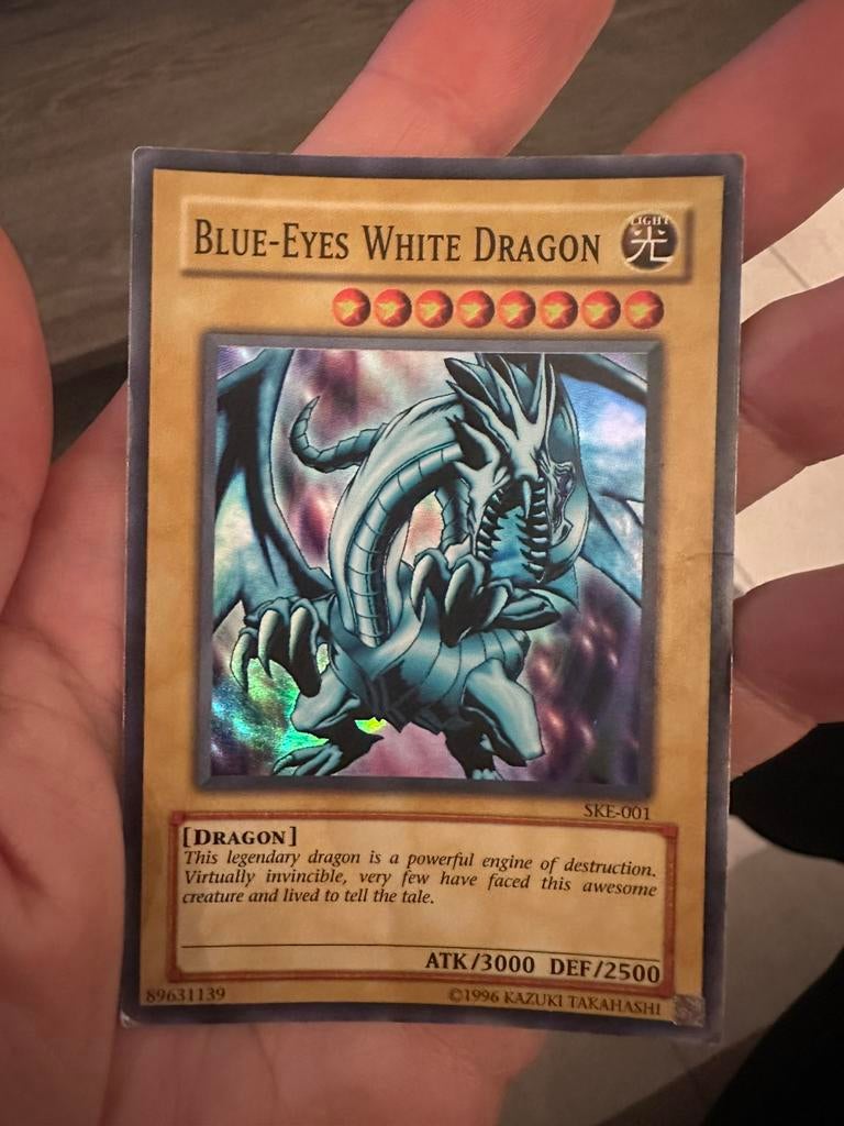 Yu gi oh Blue eyes white dragon, Hobby en Vrije tijd, Verzamelkaartspellen | Yu-gi-Oh!, Ophalen, Zo goed als nieuw