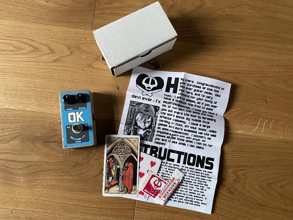 Devi Ever OK (zeldzaam) Perfecte conditie, Muziek en Instrumenten, Effecten, Zo goed als nieuw, Distortion, Overdrive of Fuzz