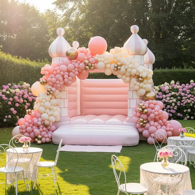 SPRINGKASTEEL VERHUUR –  WIT & PASTEL, Enlèvement, Comme neuf