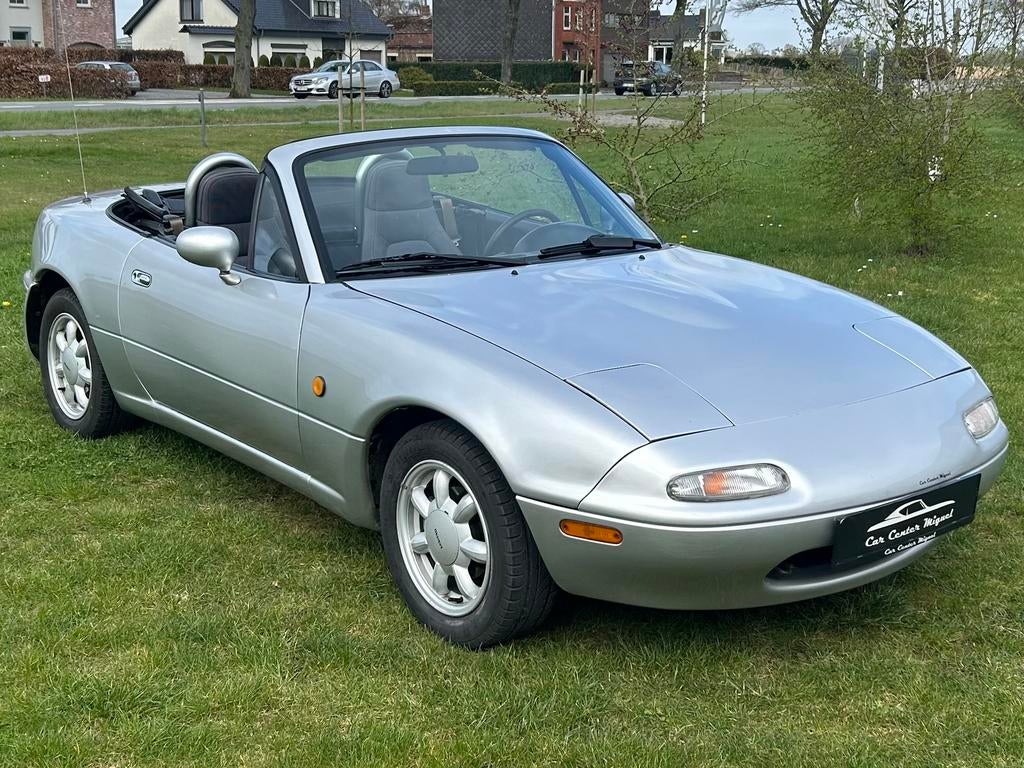 Mazda MX5 NA 1.6i, Autos, Mazda, Argent ou Gris, Entreprise, Noir, 2 portes