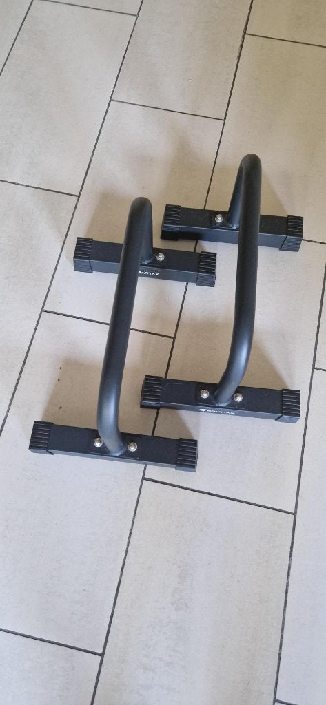 Calisthenics Paralettes / hoogte 22cm, Comme neuf, Enlèvement, Autres types, Métal