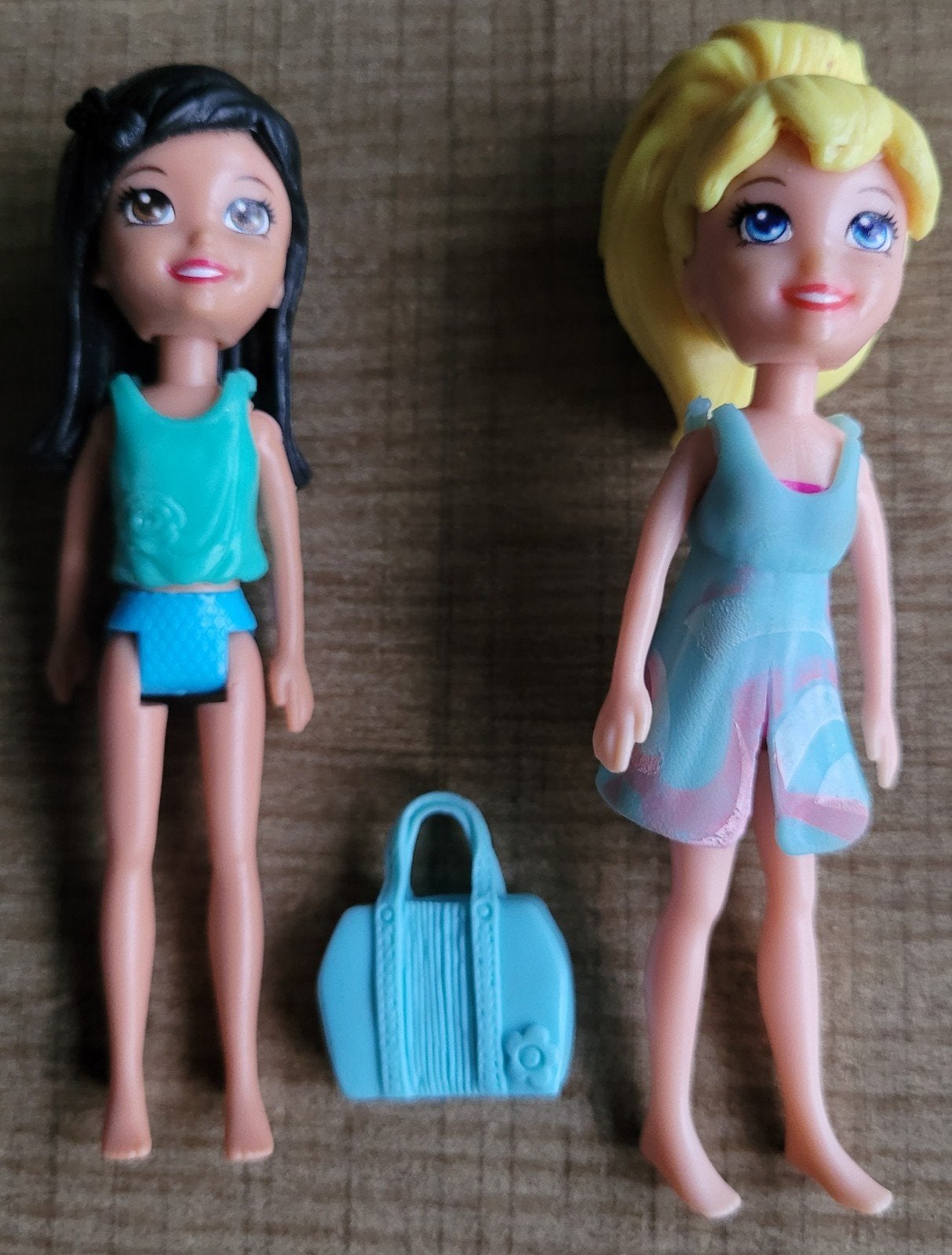 Polly Pocket: 2 grote figuurtjes, Ophalen of Verzenden, Gebruikt