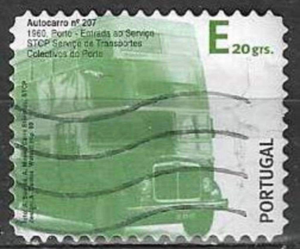 Portugal 2009 - Yvert 3361 - Transports publics (ST), Timbres & Monnaies, Envoi, Portugal, Affranchi