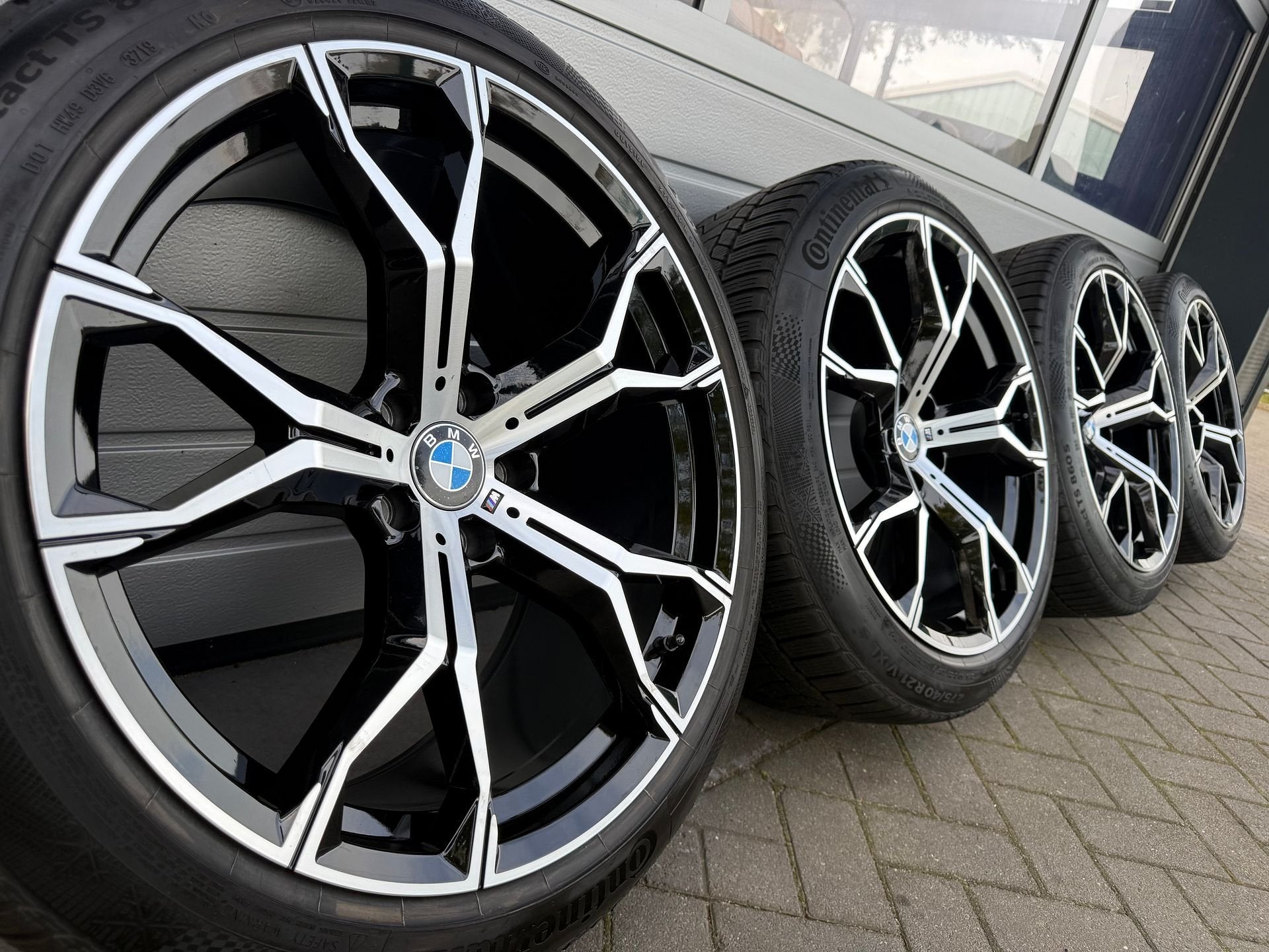 21 " BMW X5 E70 F15 E71 X6 F16 breedset velgen winterbanden, Auto-onderdelen, -, 275 mm, -, Banden en Velgen