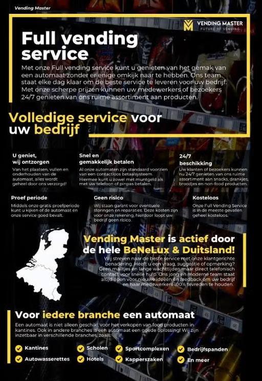 Full Service Vending | Gratis vendingmachine op locatie, Verzamelen, Automaten | Overige, Ophalen, Nieuw