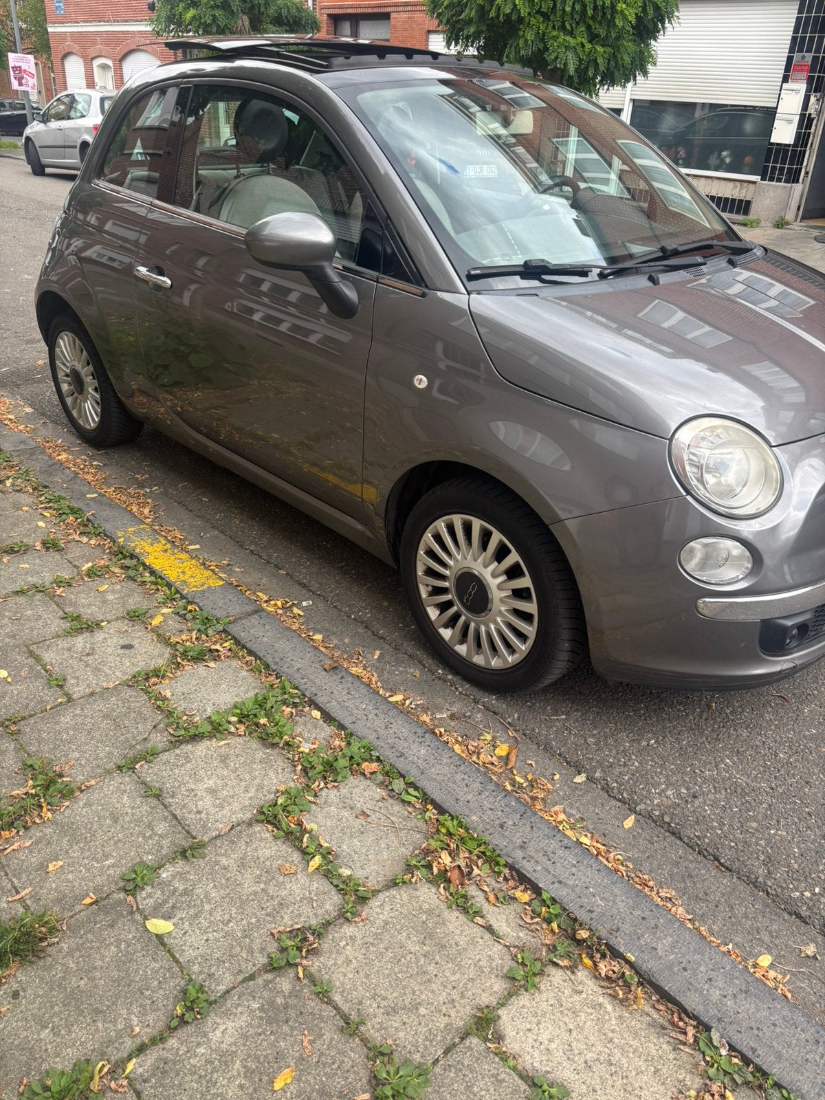 Fiat 500 0.9 essence 176000km 2011airco pret à immatriculer, Auto's, Handgeschakeld, Grijs, Particulier, Zilver of Grijs