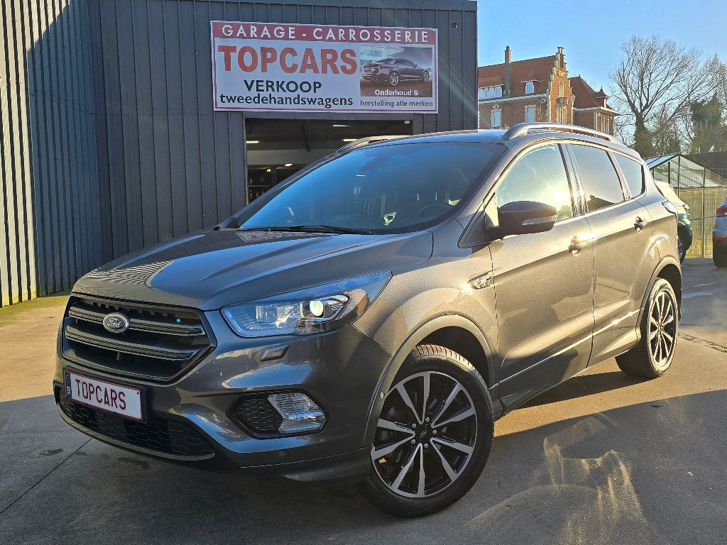 ✔FORD KUGA 1.5i ST-line 2019 Euro6❕ Apps, Trekhaak.., Auto's, Ford, Voorwielaandrijving, 1498 cc, 4 cilinders, Alcantara
