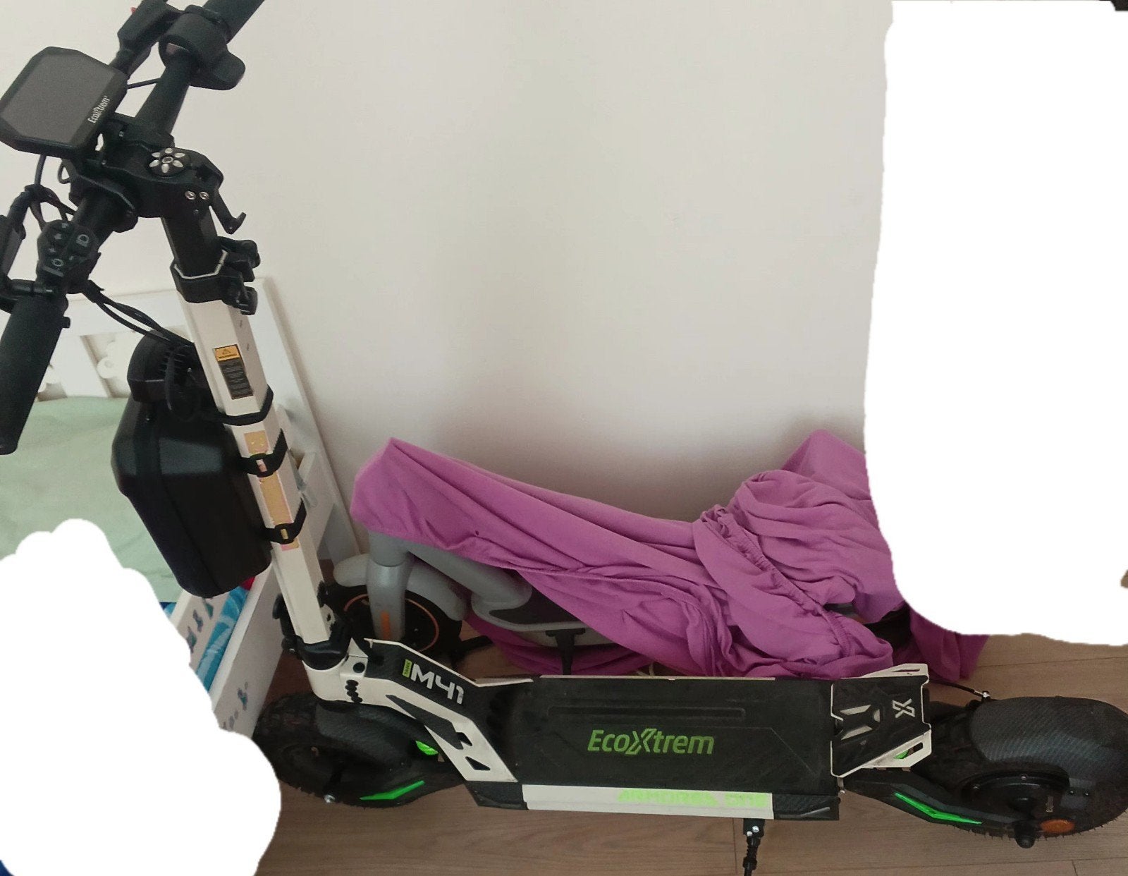 trottinette ecoextreme m41 rien rouler 320euro démarre badge
