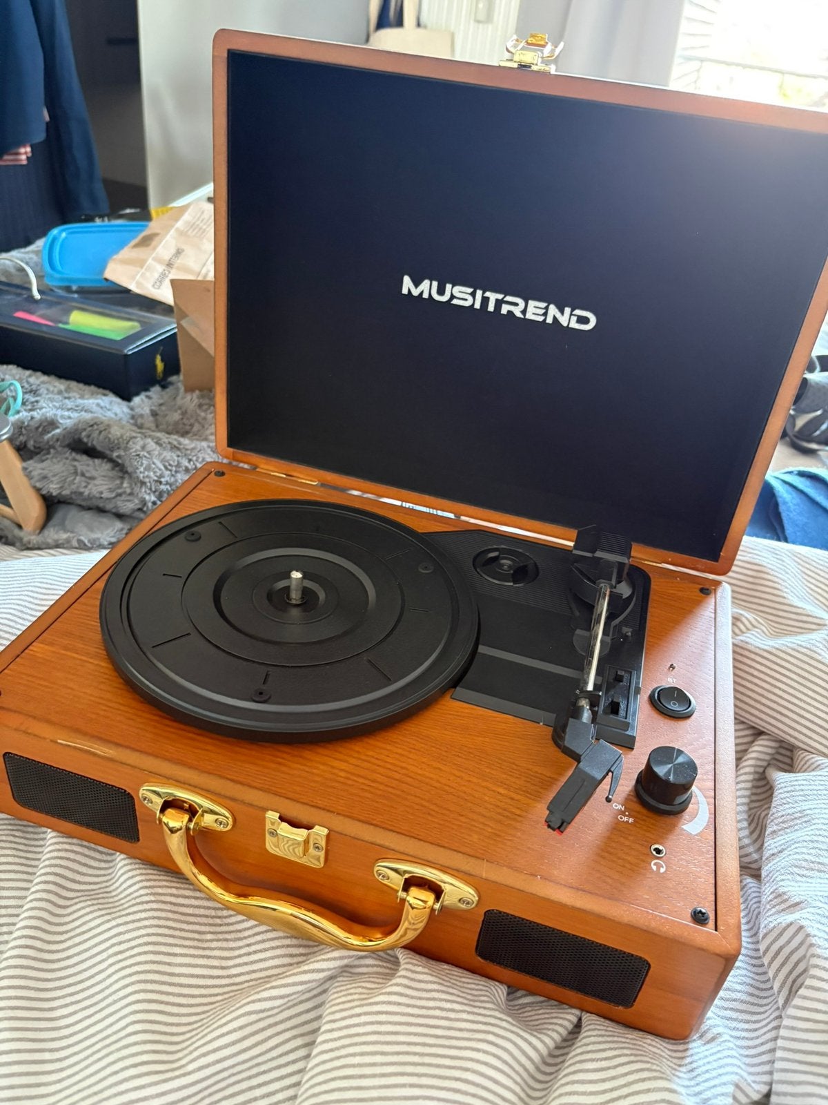 Tourne-disques MUSTANG, Autres marques, Tourne-disque, Comme neuf, Enlèvement