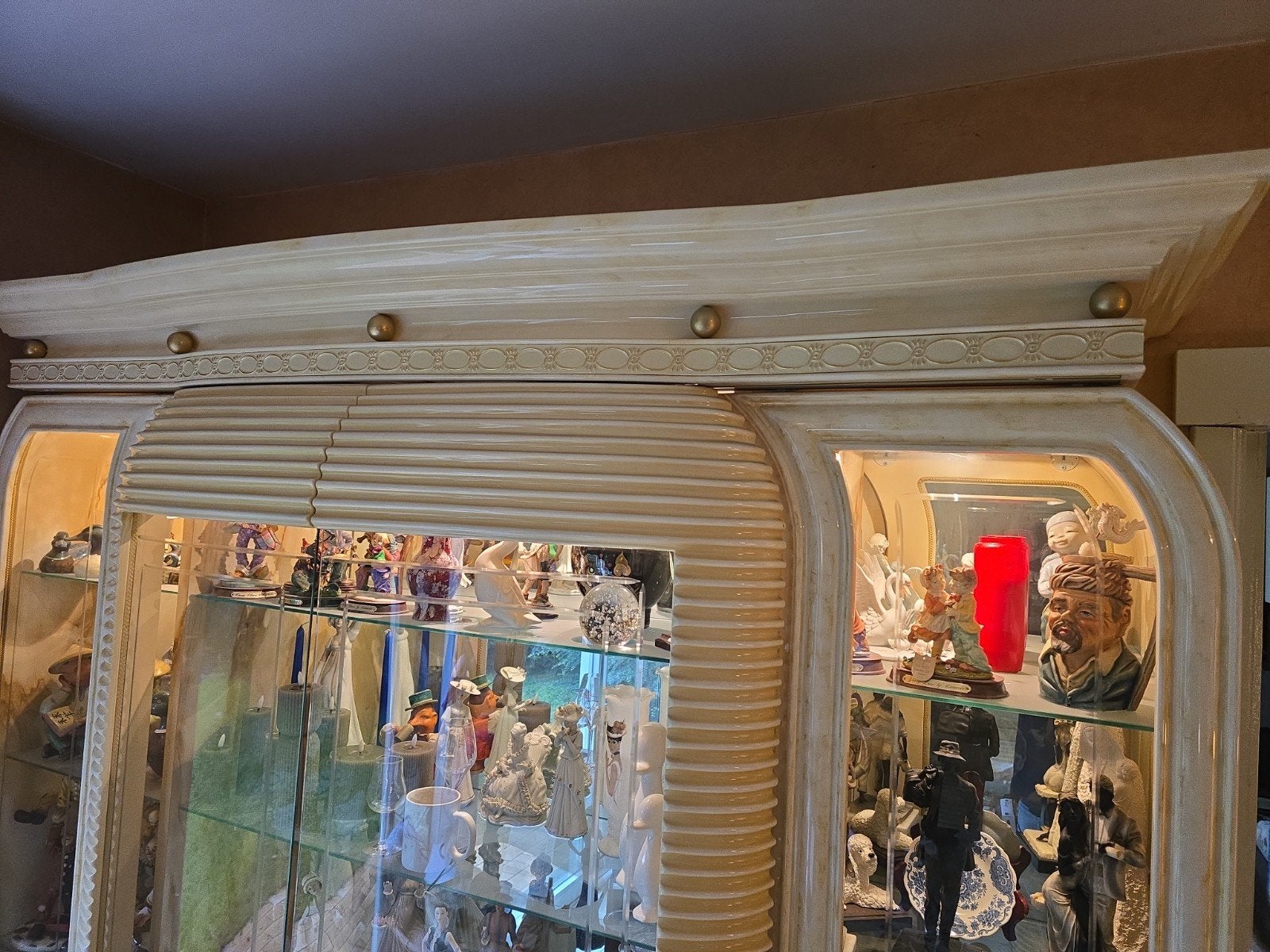 Exclusieve Arredoclassic Italiaanse Vitrinekast (4-deurs), Ophalen, Met deur(en), 200 cm of meer, Neoklassiek