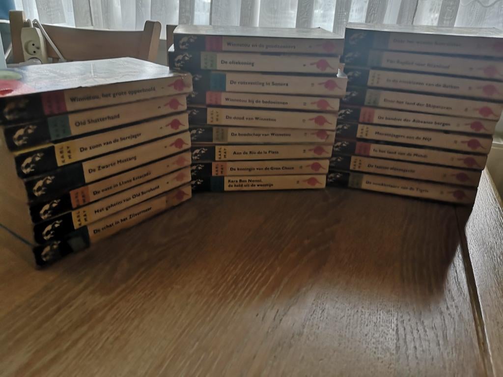 Avonturenreeks Karl May (25 boeken) uit 1962, Boeken, Ophalen of Verzenden