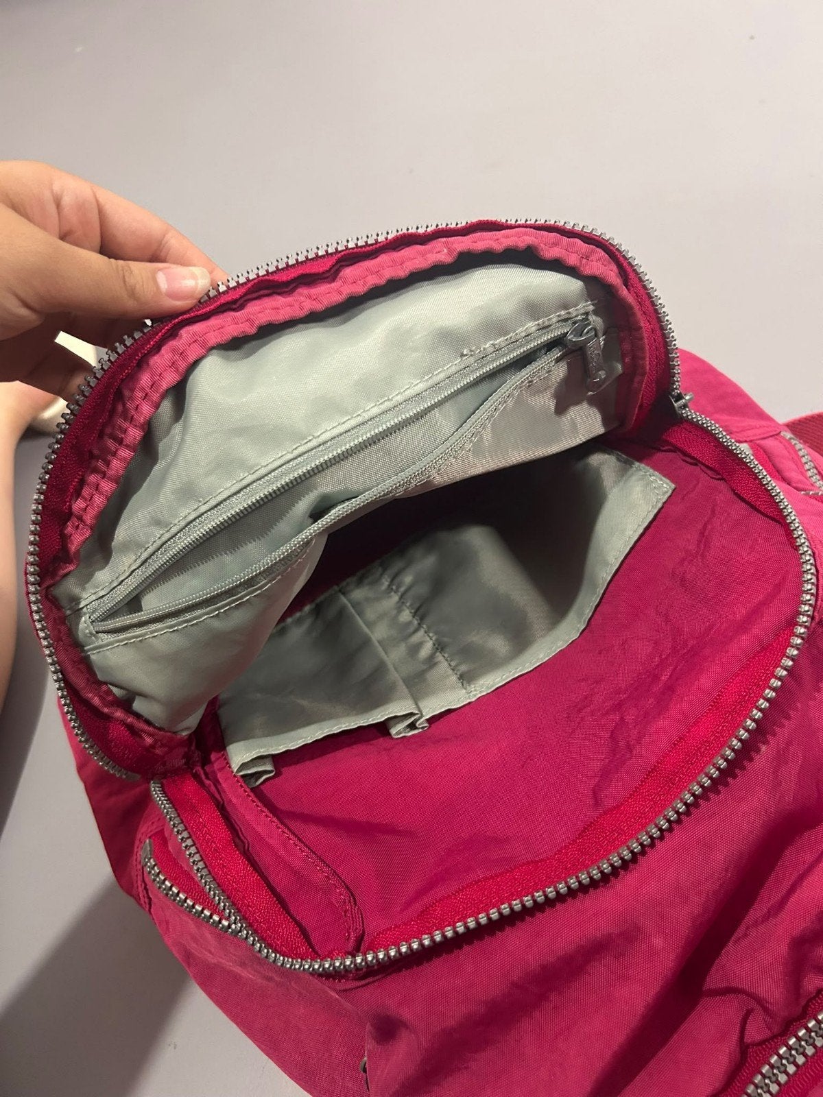 Roze Kipling boekentas, Ophalen of Verzenden, Zo goed als nieuw, Roze, Rugtas