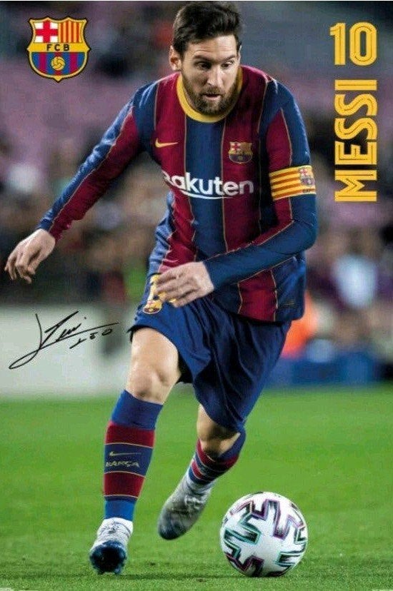 Lionel Messi poster ( Nieuw) Barcelona / Maxi poster, Verzamelen, Ophalen, Nieuw, Poster, Plaatje of Sticker