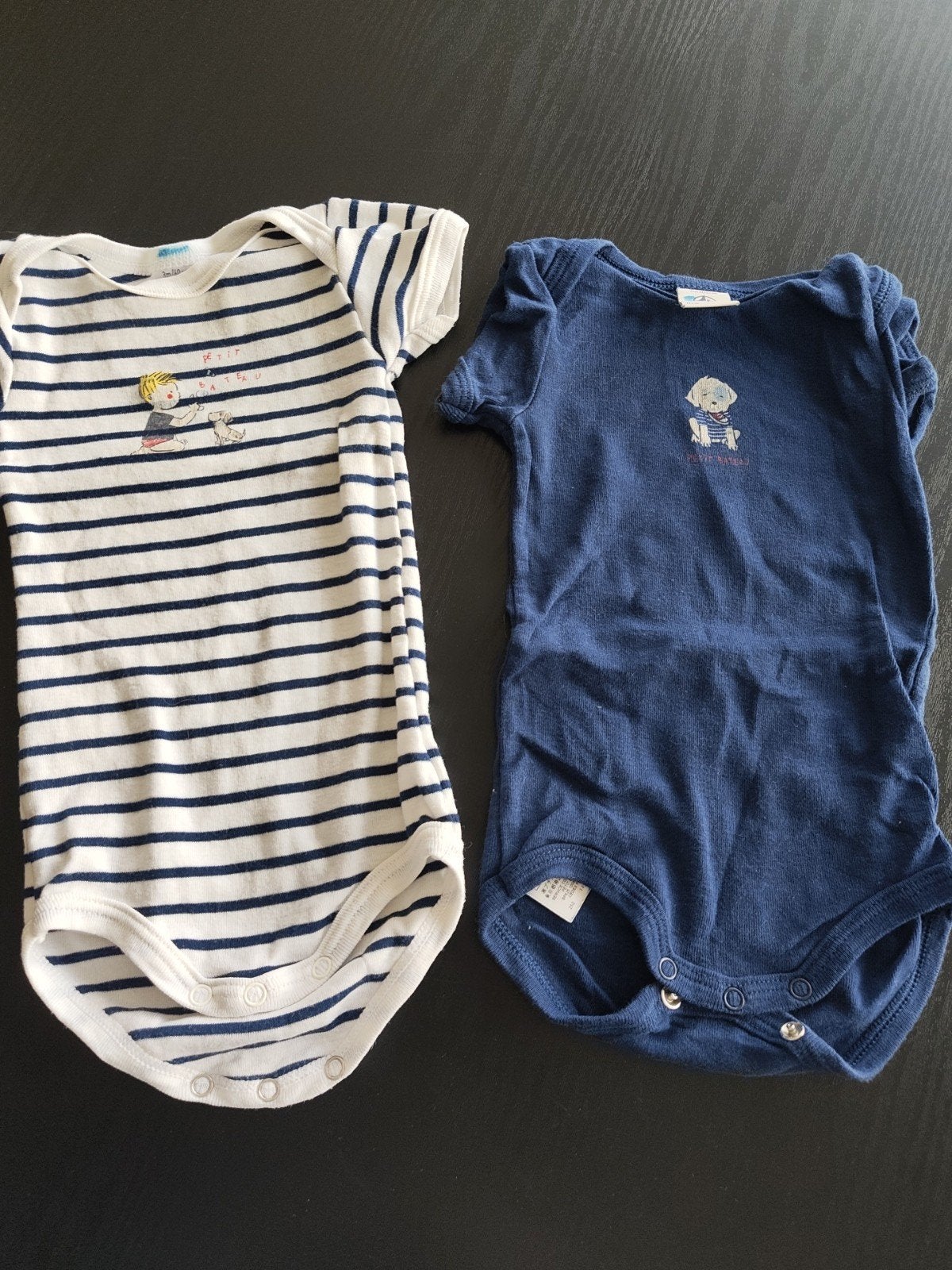 2 rompers petit bateau maat 60, Kinderen en Baby's, Babykleding | Maat 62, Ophalen