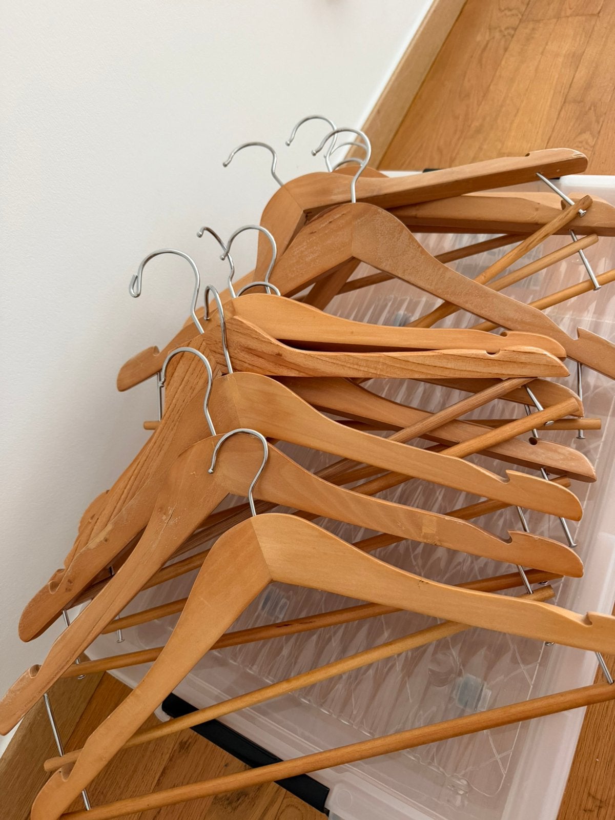 Cintres en bois PACK, Enlèvement, Comme neuf, Bois, Adultes