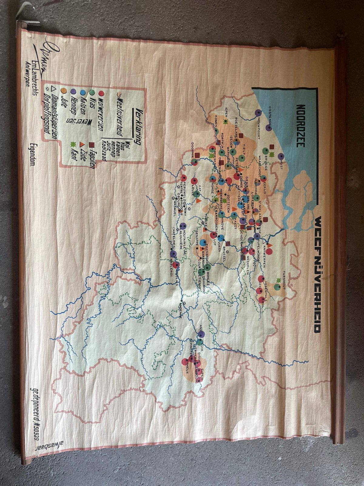 Vintage schoolkaarten, Antiquités & Art, Antiquités | Cartes scolaires, Enlèvement, Géographie