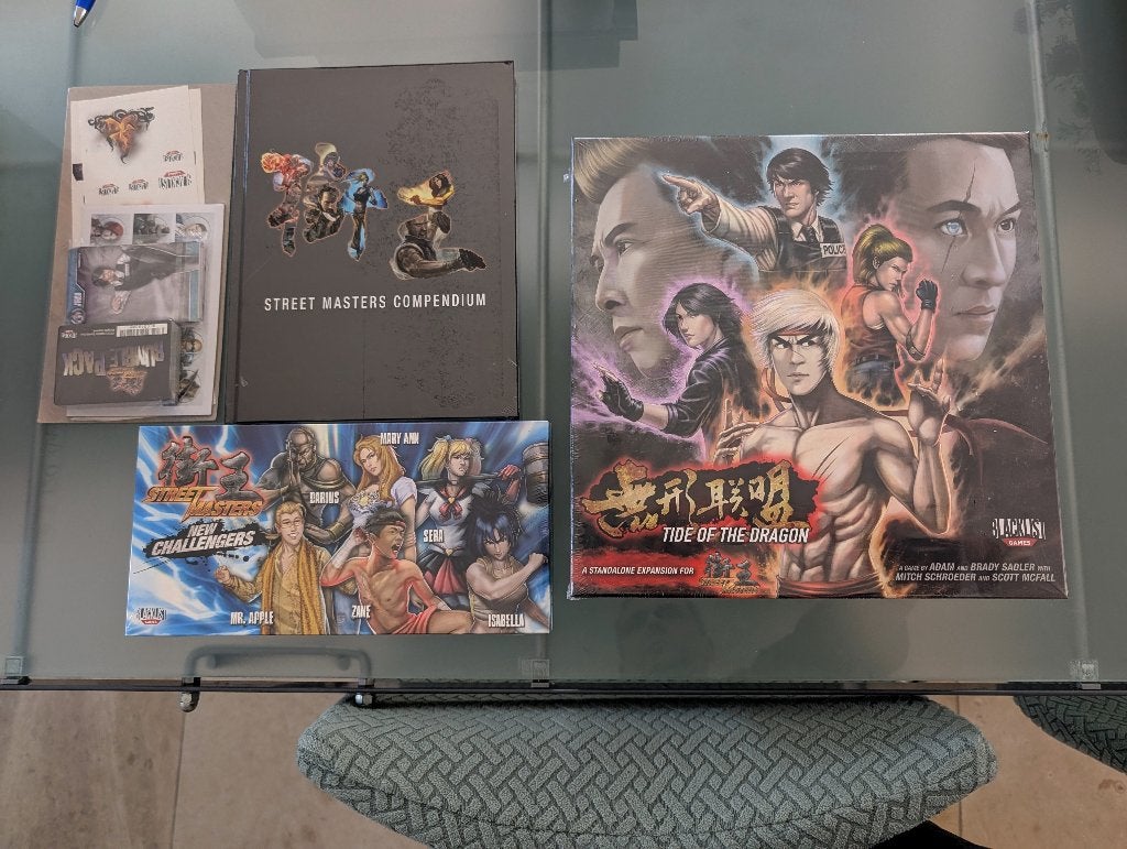 Street Masters: Tide of the Dragon kickstarter + extras, 1 ou 2 joueurs, Enlèvement ou Envoi, Neuf