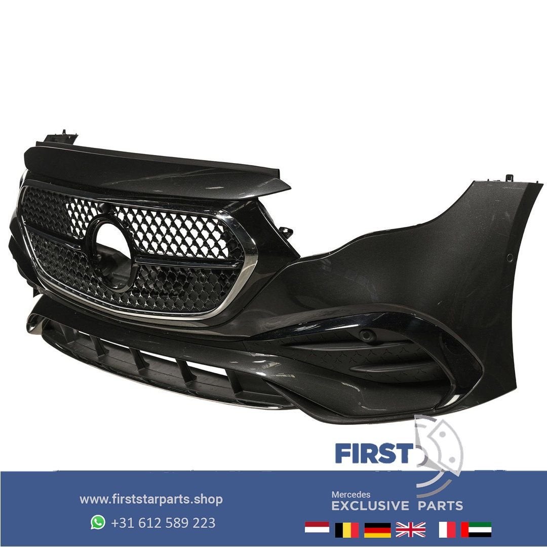 W214 AMG BUMPER MERCEDES E KLASSE VOORBUMPER BUMPER COMPLEET, Gebruikt, -, Voor, Ophalen of Verzenden
