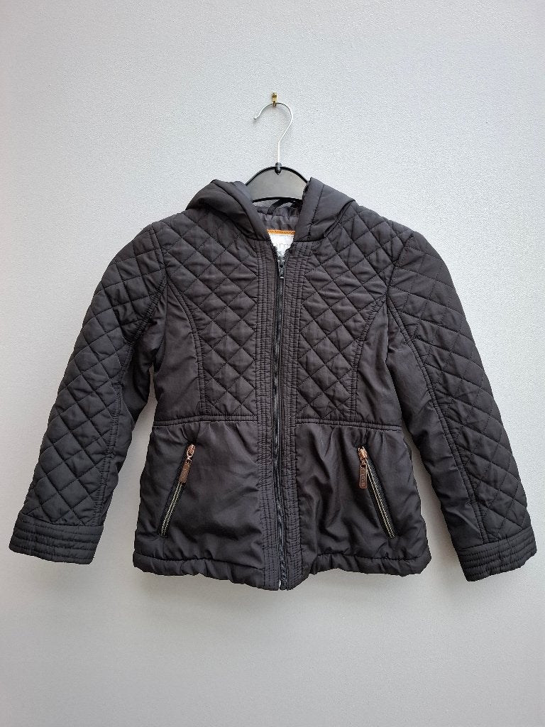 Zwarte jas voor meisjes Emoi 16-6, Ophalen of Verzenden, Zo goed als nieuw, Meisje, Trui of Vest