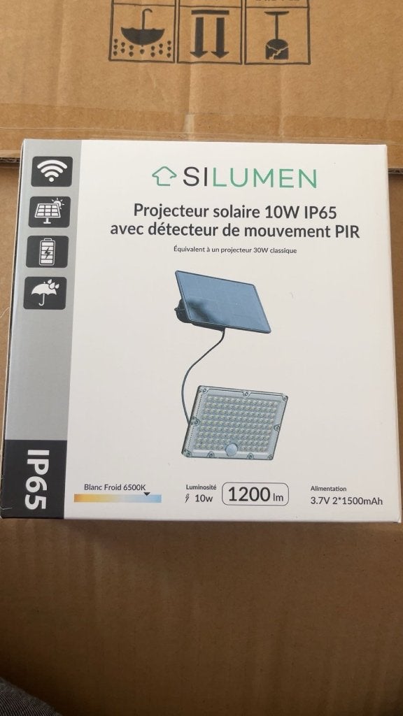 Lampe led solaire, Jardin & Terrasse, Éclairage extérieur, Neuf, Autres types, Autres matériaux, Énergie solaire, Détecteur de mouvement