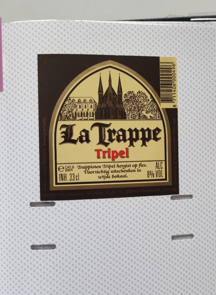 11 étiquettes bière Trappiste La Trappe, Enlèvement, La Trappe