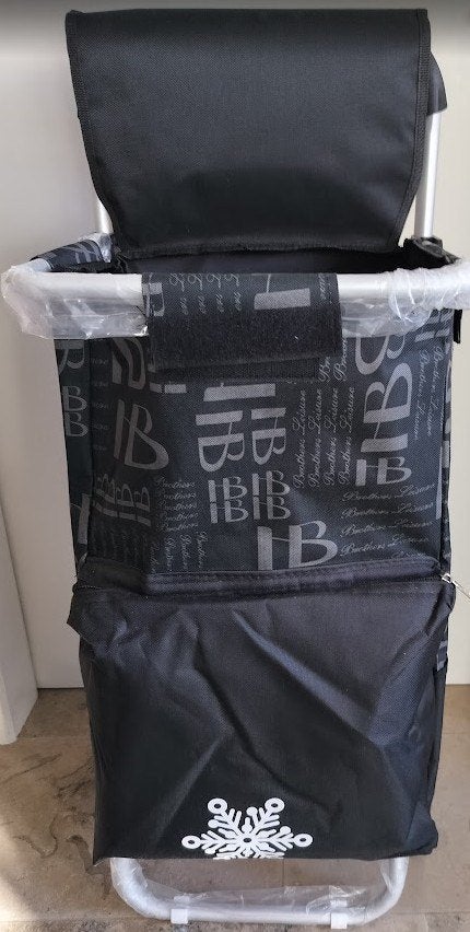 Boodschappentrolley met vriesvak - zwartekleur, Handtassen en Accessoires, Ophalen, Nieuw, Zwart