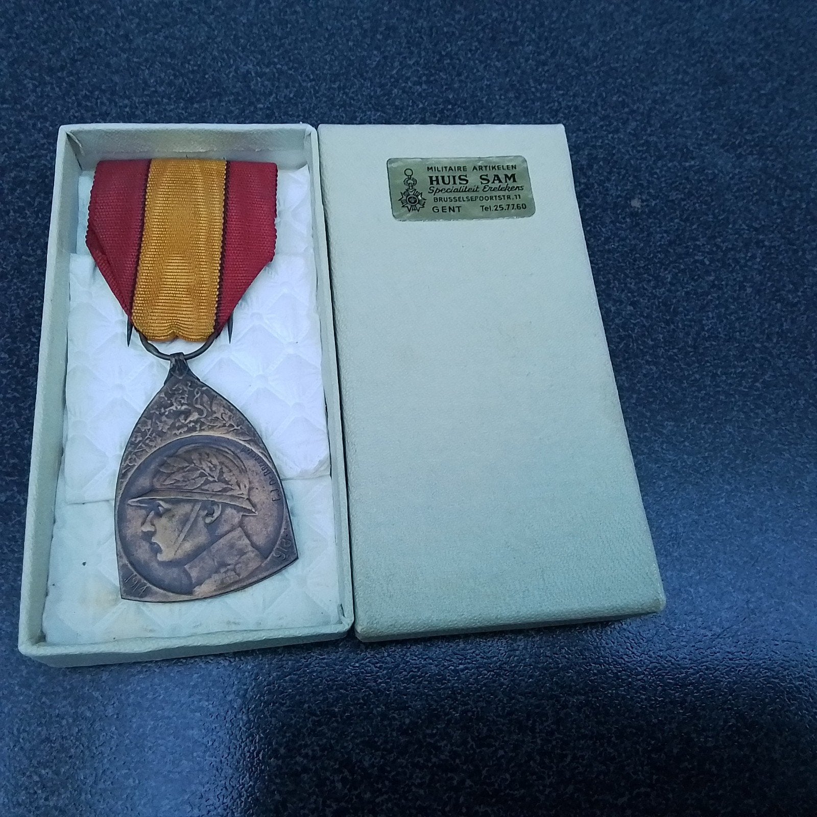 Belgische bronzen oorlogs medaille, Ophalen of Verzenden