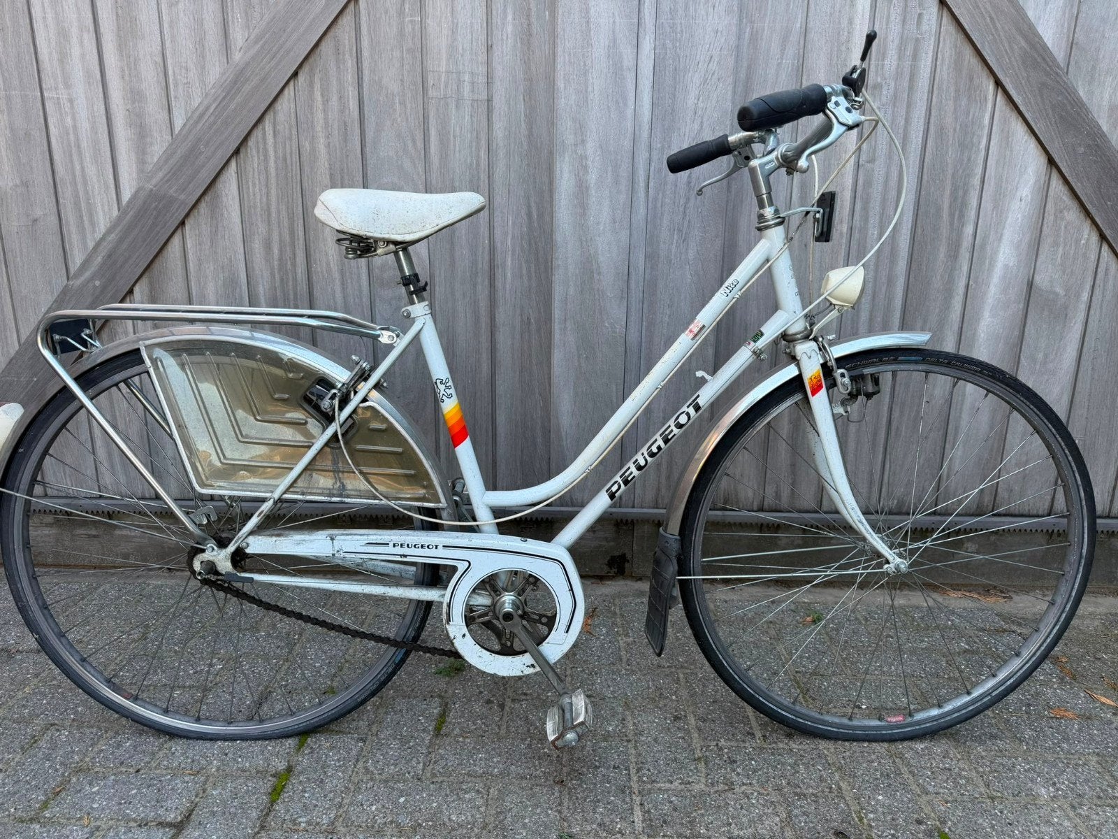 Vintage peugeot damesfiets, Fietsen en Brommers, Ophalen