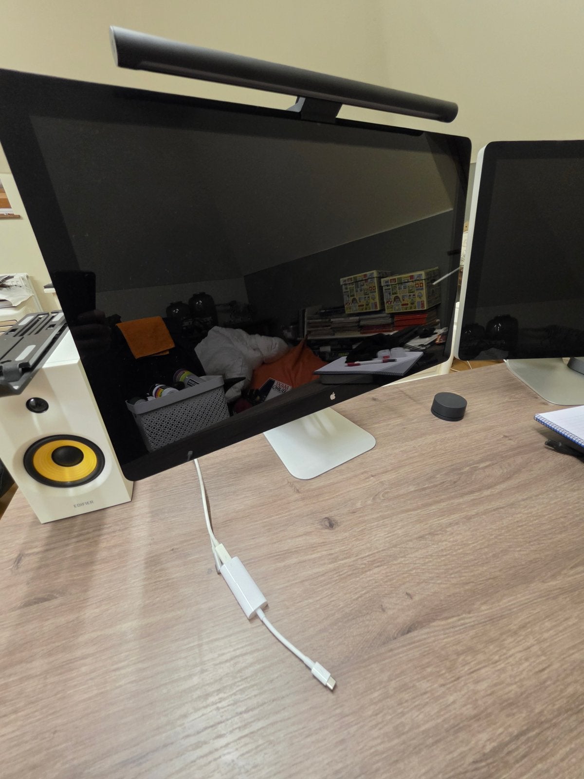 Écran Apple Thunderbolt 27 pouces + adaptateur USB-C Apple, Informatique & Logiciels, Thunderbolt, IPS, Comme neuf, Enlèvement