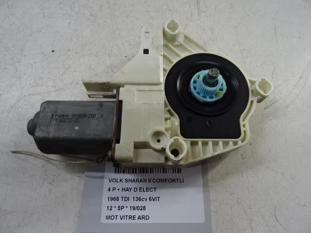 MOTOR RAAMMECHANIEK RECHTS ACHTER Sharan (7N) (8K0859801B), Gebruikt, Achter, Volkswagen