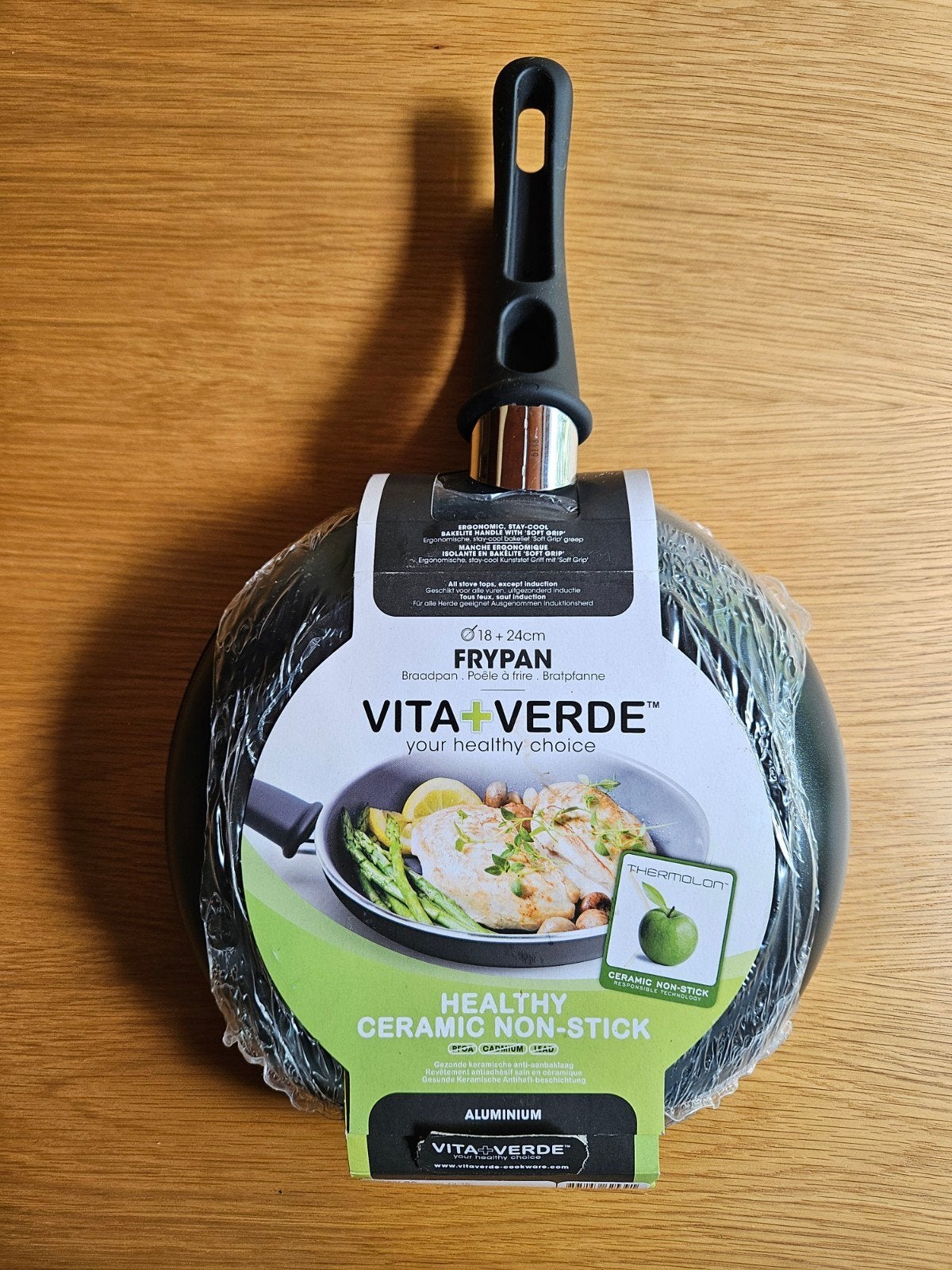 2 nouvelles poêles à frire en céramique Vita Verde., Maison & Meubles, Enlèvement