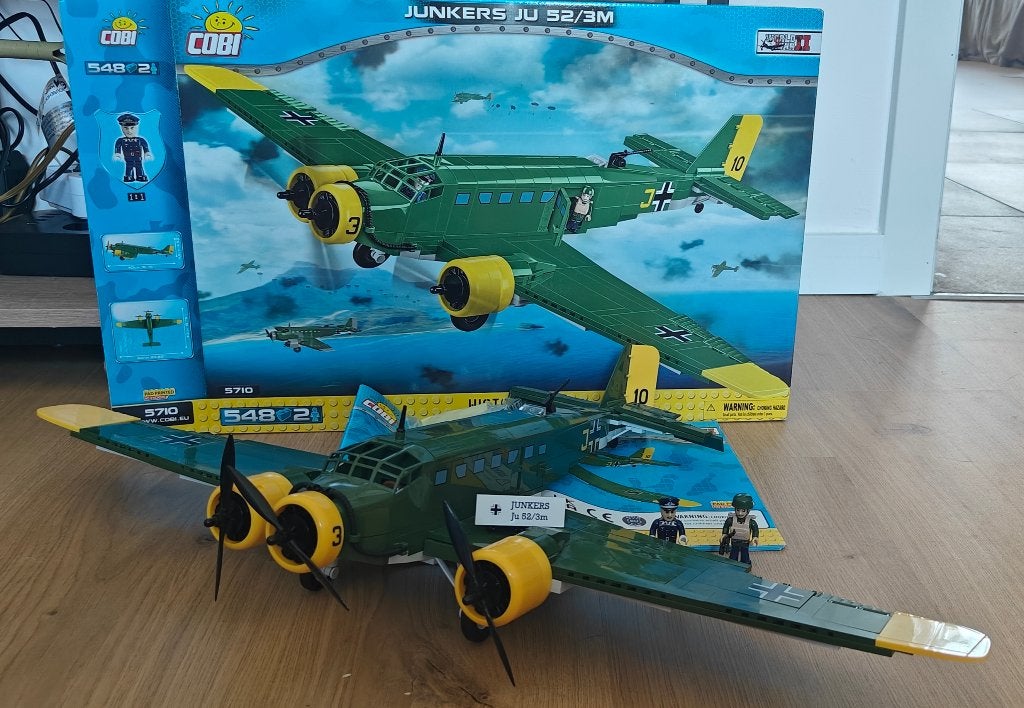 Cobi 5710 - Junkers JU 52 3M, Lego, Ophalen of Verzenden, Zo goed als nieuw, Technic