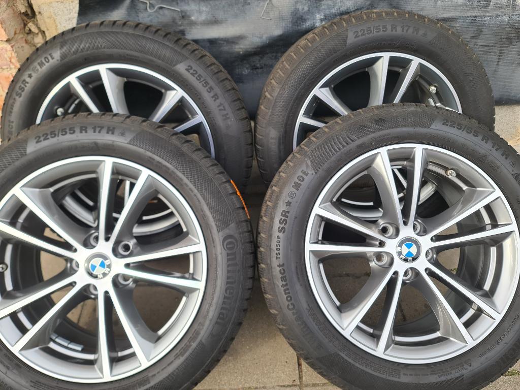 Nieuwe Bmw 5 G30 velgen met nieuwe banden.tpms., Auto-onderdelen, Banden en Velgen, Ophalen, Velg(en), Nieuw, 17 inch