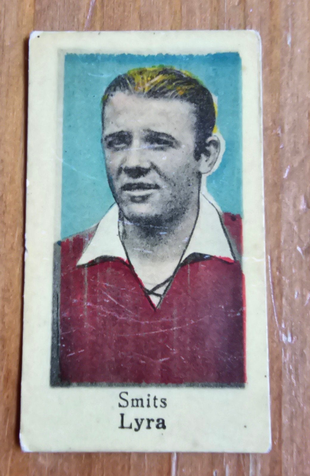 1936 Smits (pre panini) Lyra Lierse Chromo Voetbal!, Hobby en Vrije tijd, Stickers en Plaatjes, Zo goed als nieuw, Plaatje, Ophalen of Verzenden