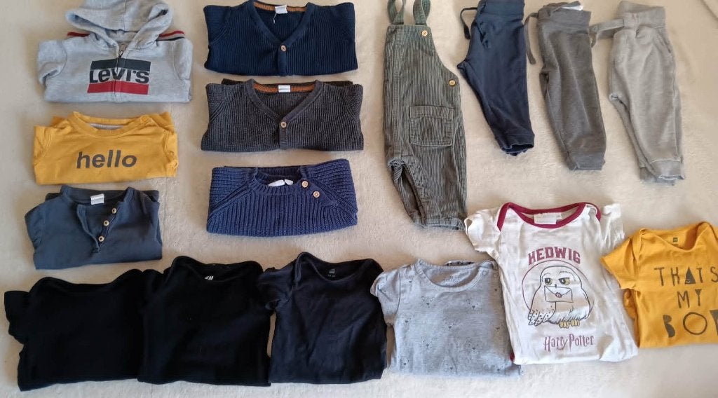 Maat 74  Jongen  Bundel  (16 stuks), Kinderen en Baby's, Ophalen, Gebruikt, Jongetje