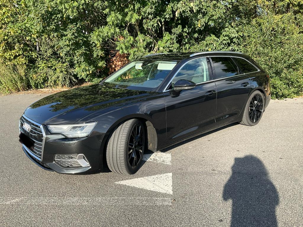 Audi A6 45tfsi Avant UTILITAIRE, Auto's, 4 cilinders, Zwart, Navigatiesysteem, Break