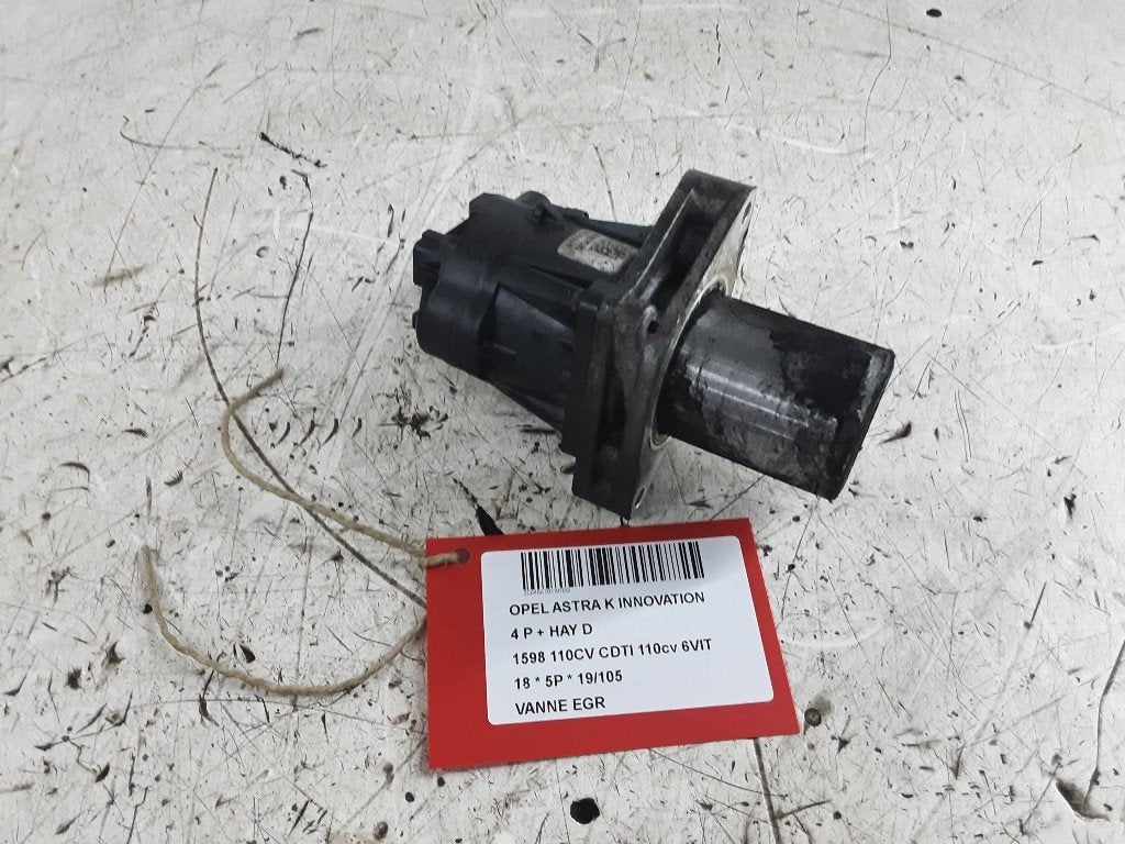 VANNE EGR Opel Astra K (01-2015/12-2022) (55570005), Autos : Pièces & Accessoires, Systèmes d'échappement, Utilisé, Rue de l'Espoir 34 34
4030  GRIVEGNÉE, BE