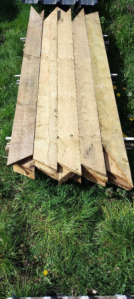 spanten 17cm op 3cm tussen de 480cm en de 150cm lang, Planche, 200 à 250 cm, Comme neuf, Enlèvement