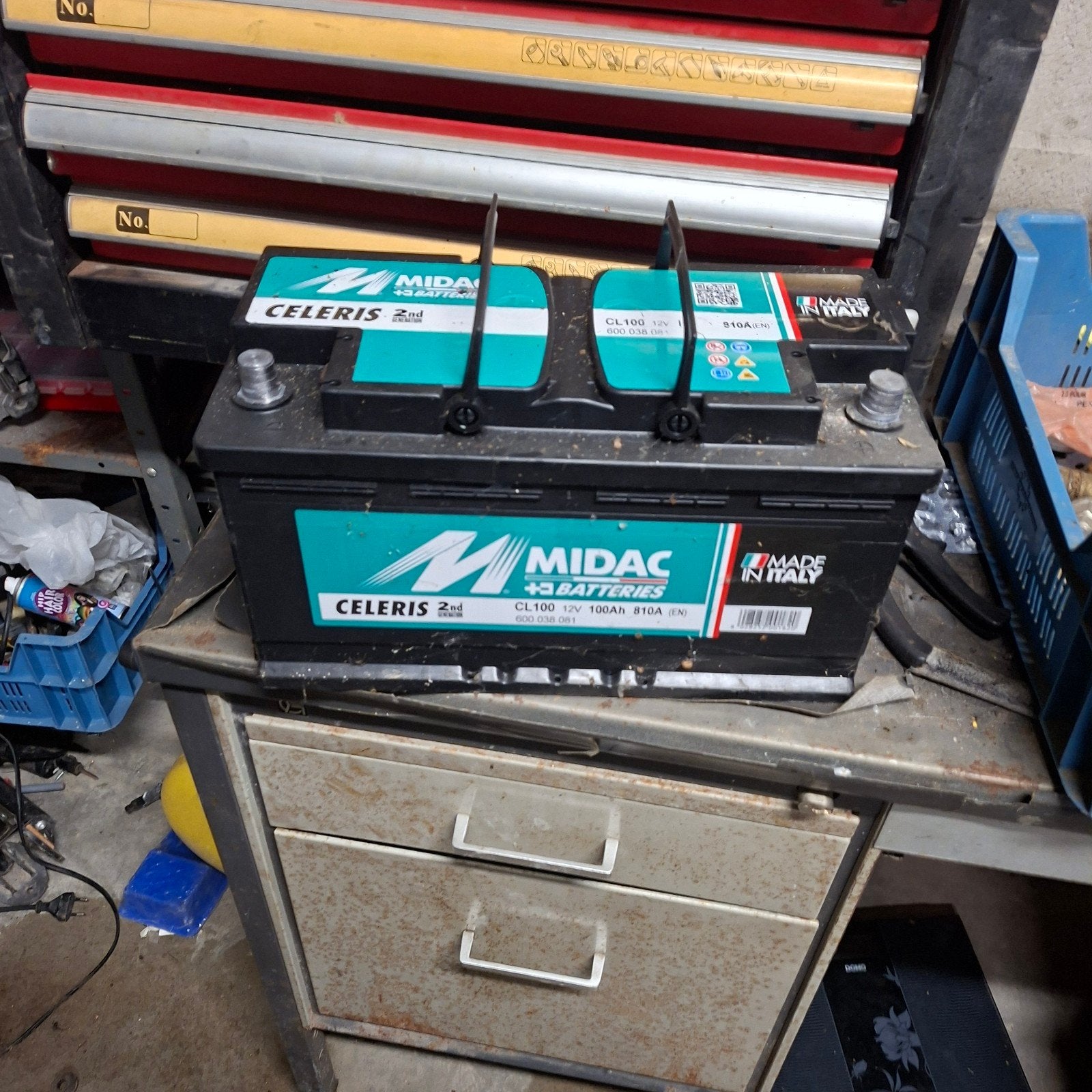 auto baterij 100ah 12v