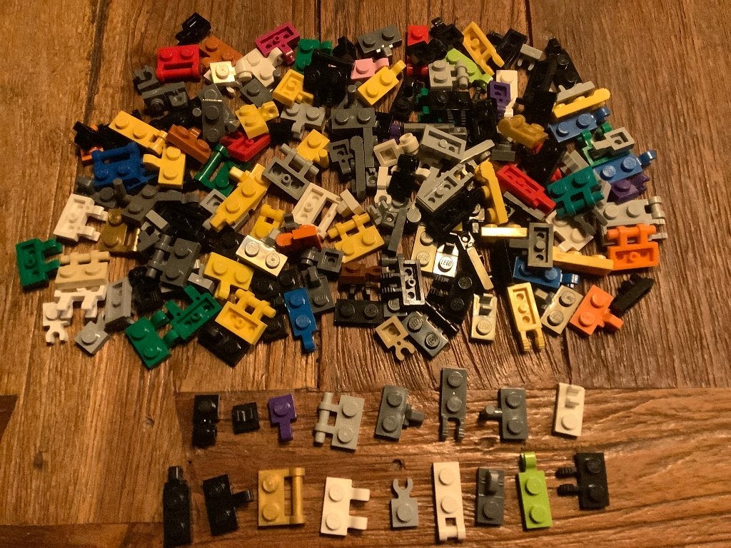 Lego koppelstukjes 170 stuks / 374-11, Ophalen of Verzenden, Zo goed als nieuw, Losse stenen, Lego
