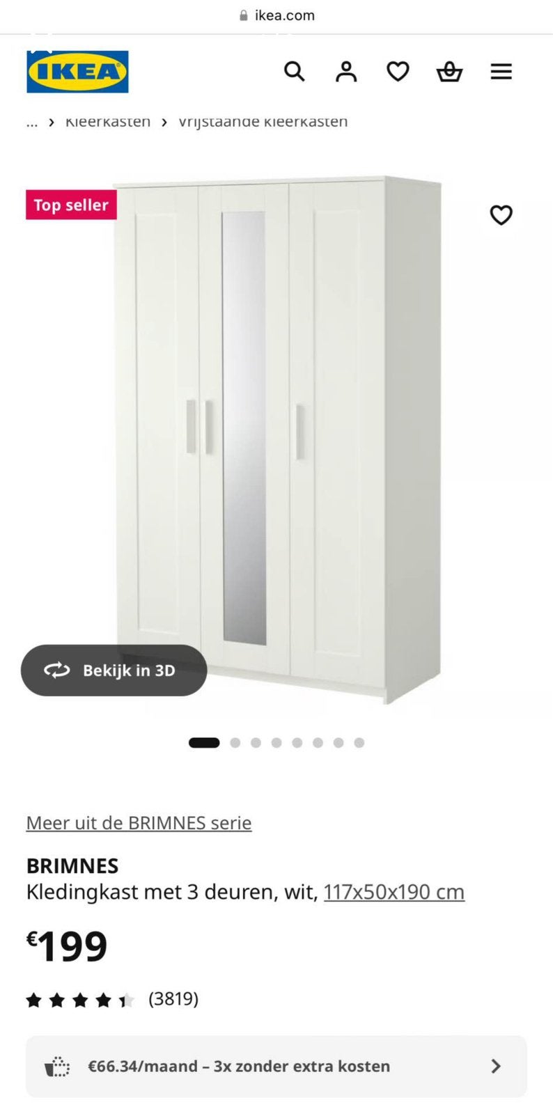 2 İkea Kasten, Huis en Inrichting, Ophalen, Gebruikt