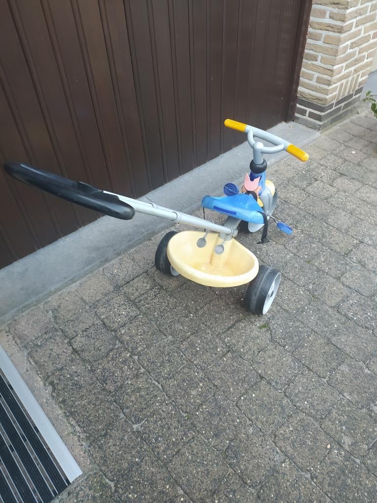 Driewieler met of zonder duwstang, Enlèvement, Tige de poussée