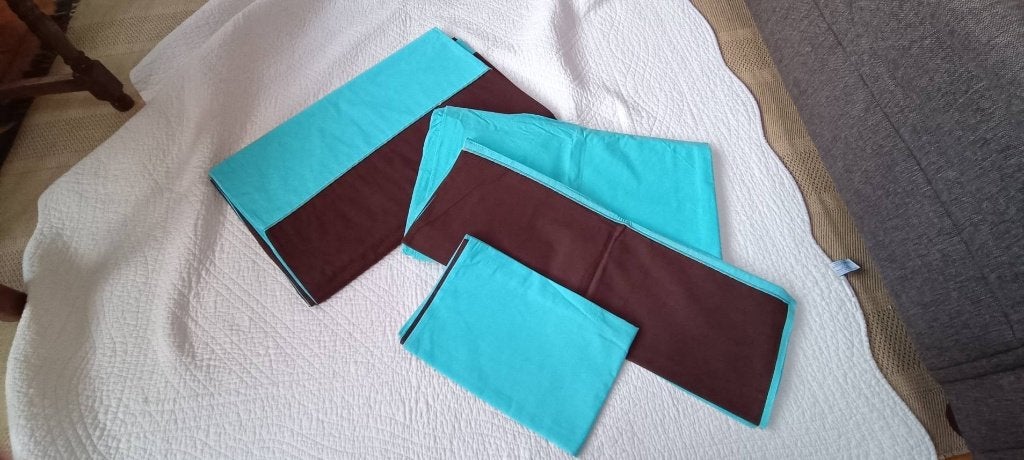 Parure de lit, Ophalen, Gebruikt, Blauw, Dekbedovertrek