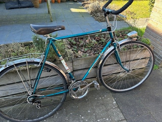 vintage Peugeot racefiets / randonneur met ossenkopstuur, Fietsen en Brommers, 28 inch, Gebruikt, 10 tot 15 versnellingen, Velgrem