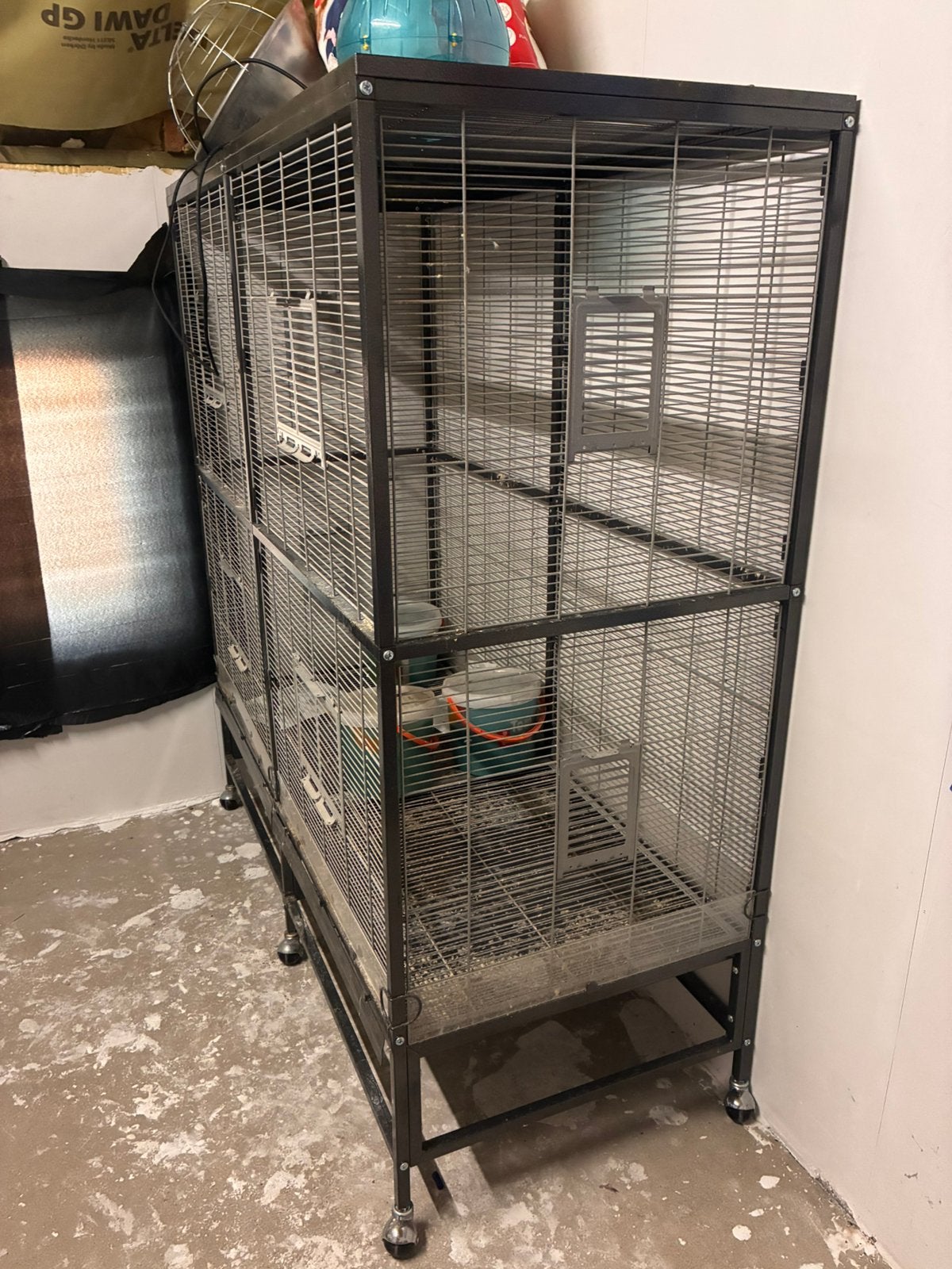 Cage a oiseaux, Animaux & Accessoires, Enlèvement, Comme neuf, Métal, Cage à oiseaux