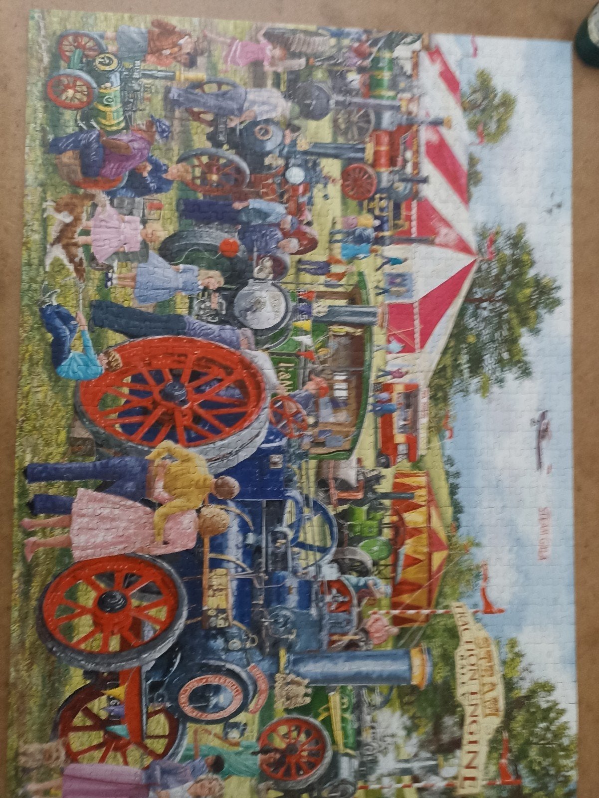 puzzel 1000 stukjes Falcon steam engine rally, Hobby & Loisirs créatifs, Broderie & Machines à broder, Enlèvement