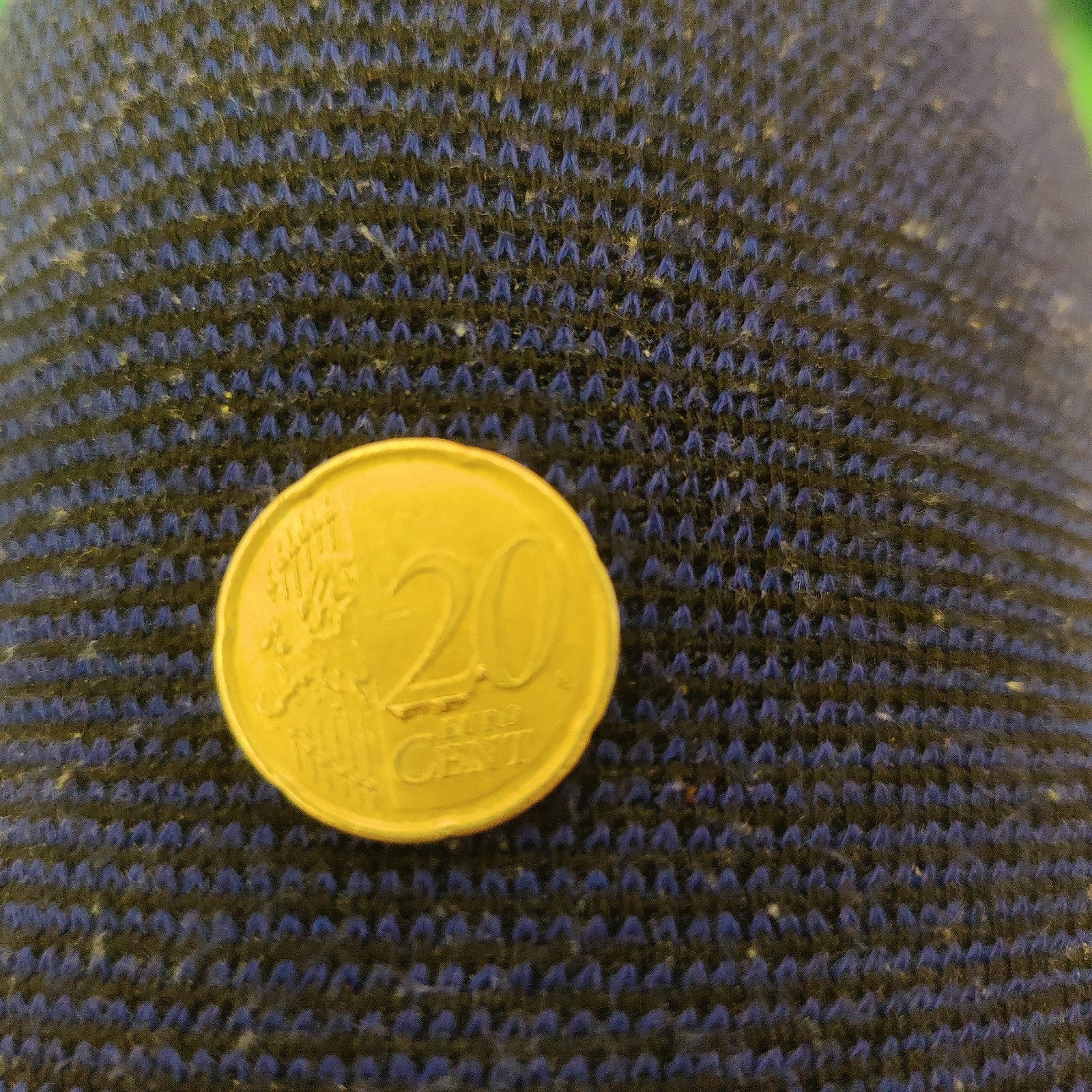 Une pièce de 20 centimes belge de 2009, portant l'inscriptio, Enlèvement, 20 centimes
